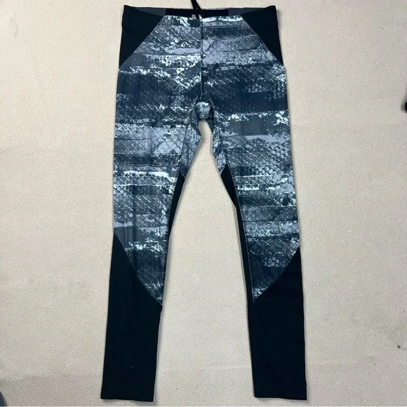 The North Face Tights Womens Large Bladk Snake Printed Motus II - Picture 1 of 10